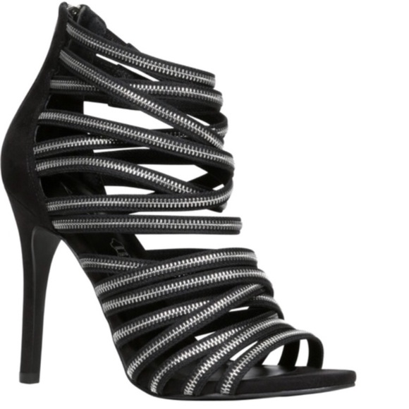 SOLD Aldo Heels Zipper Design - Picture 1 of 6